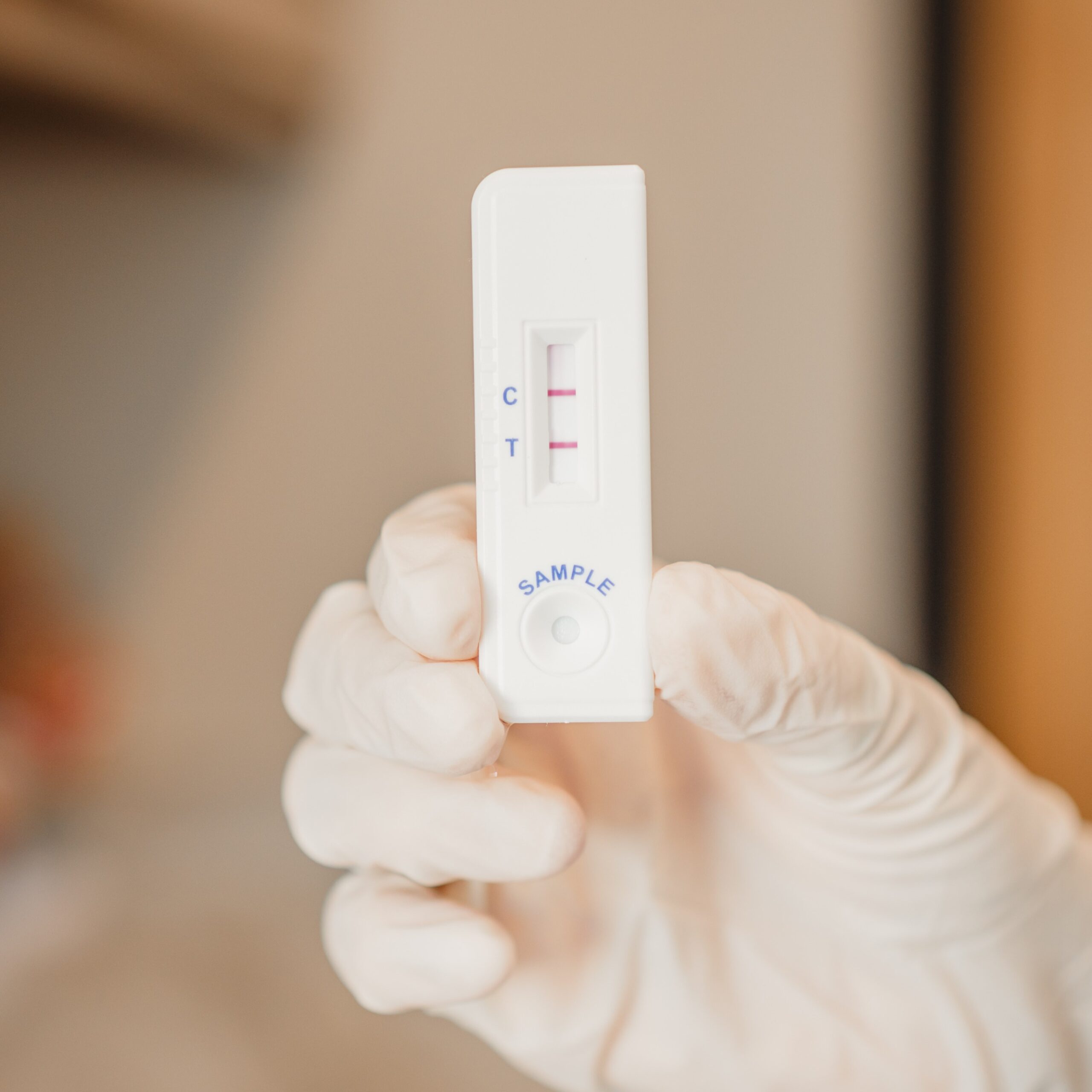 Free Pregnancy Tests A woman holding a free pregnancy test in Russellville, Kentucky